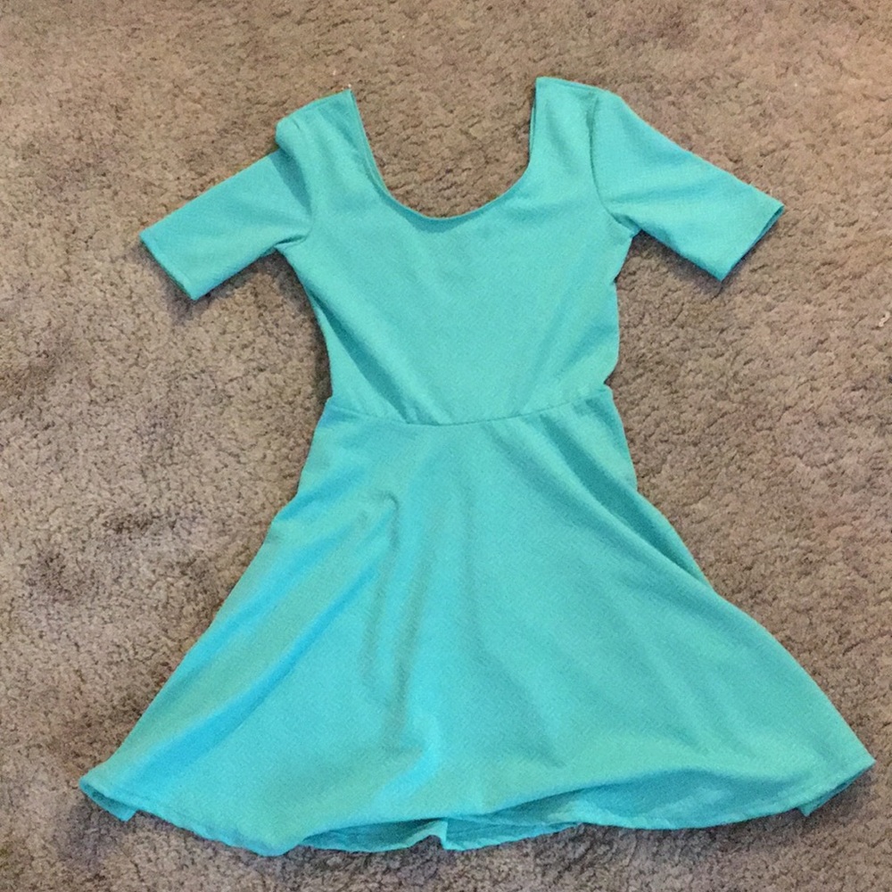 mint skater dress